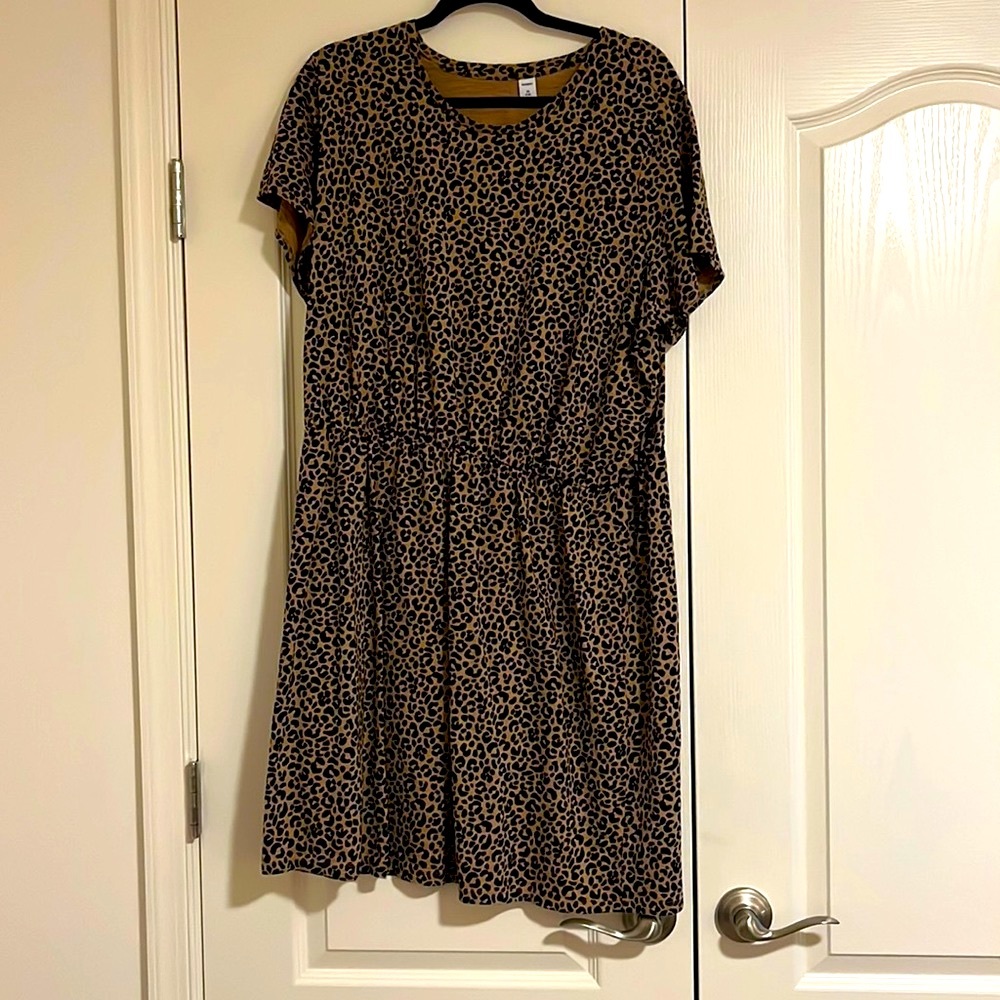 Leopard print dress